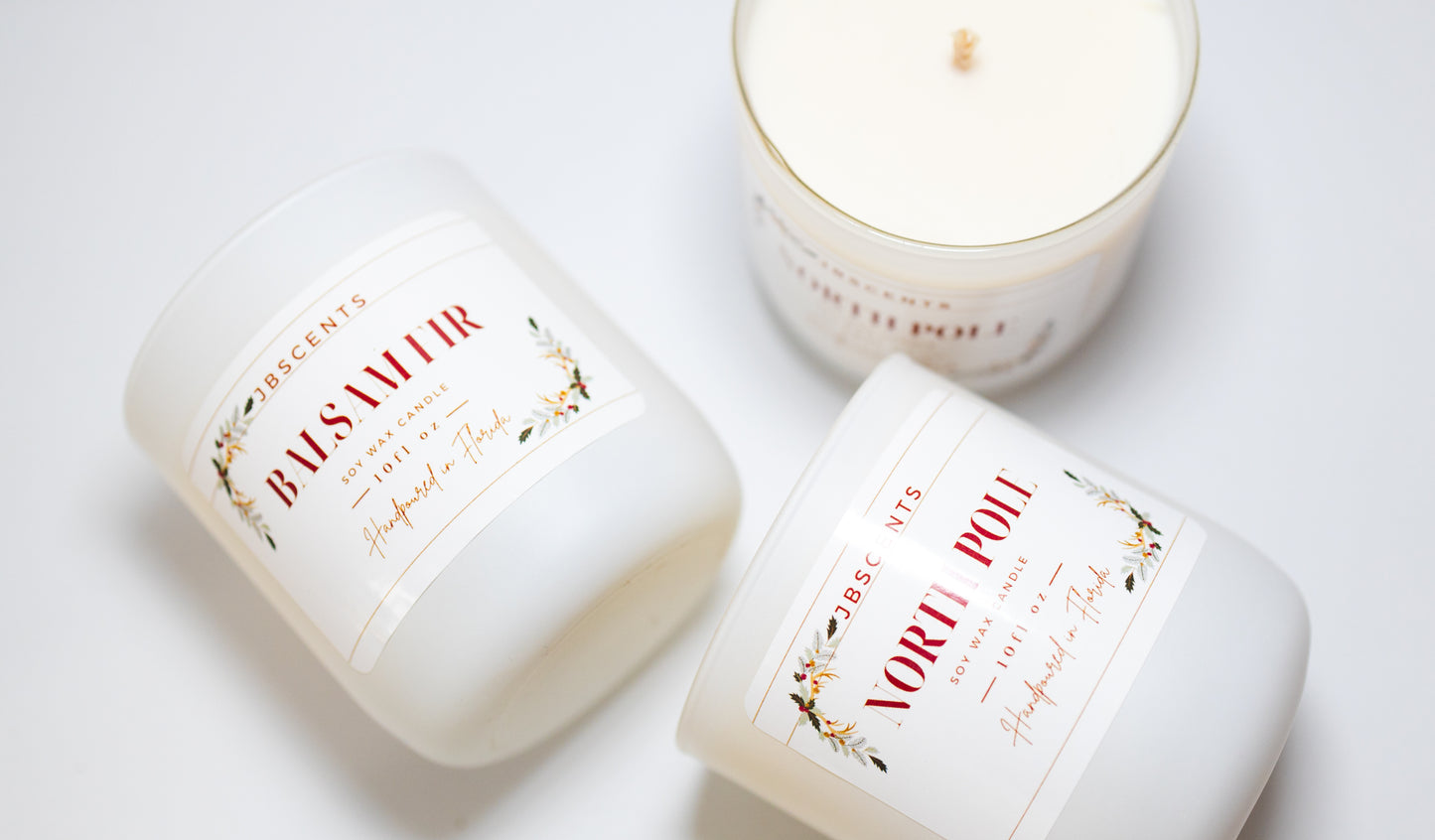 Holiday 10 oz candles